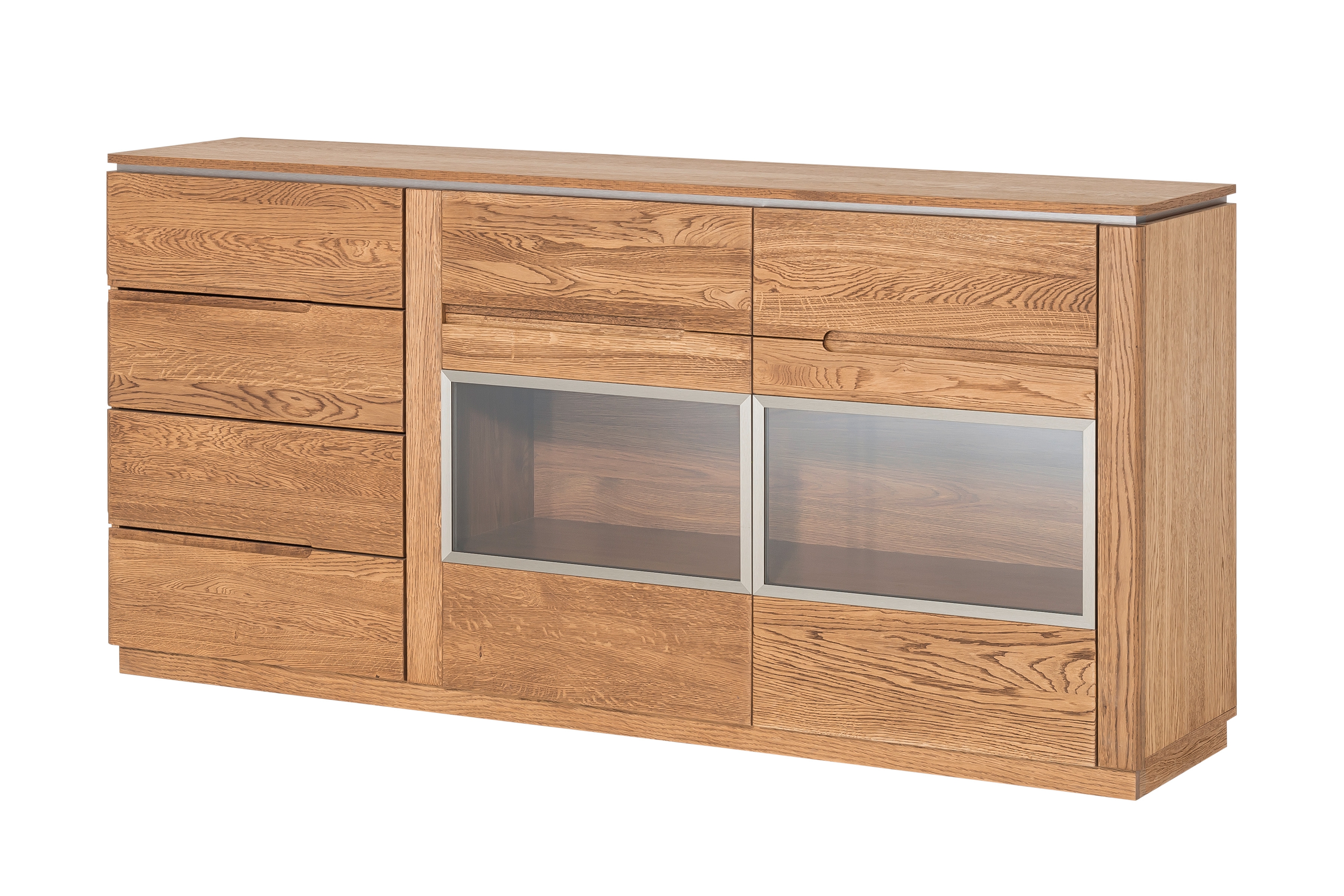 Sestava nábytku do jídelny Montenegro II - dub rustikal Komplet nábytku do jídelny Montenegro II - Dub Rustikálny - 6 elementow