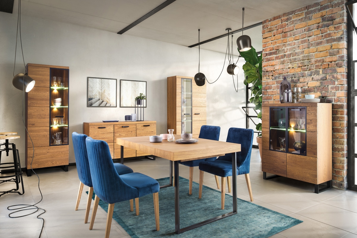 Jídelní sestava Pratto Komplet nábytku loftových