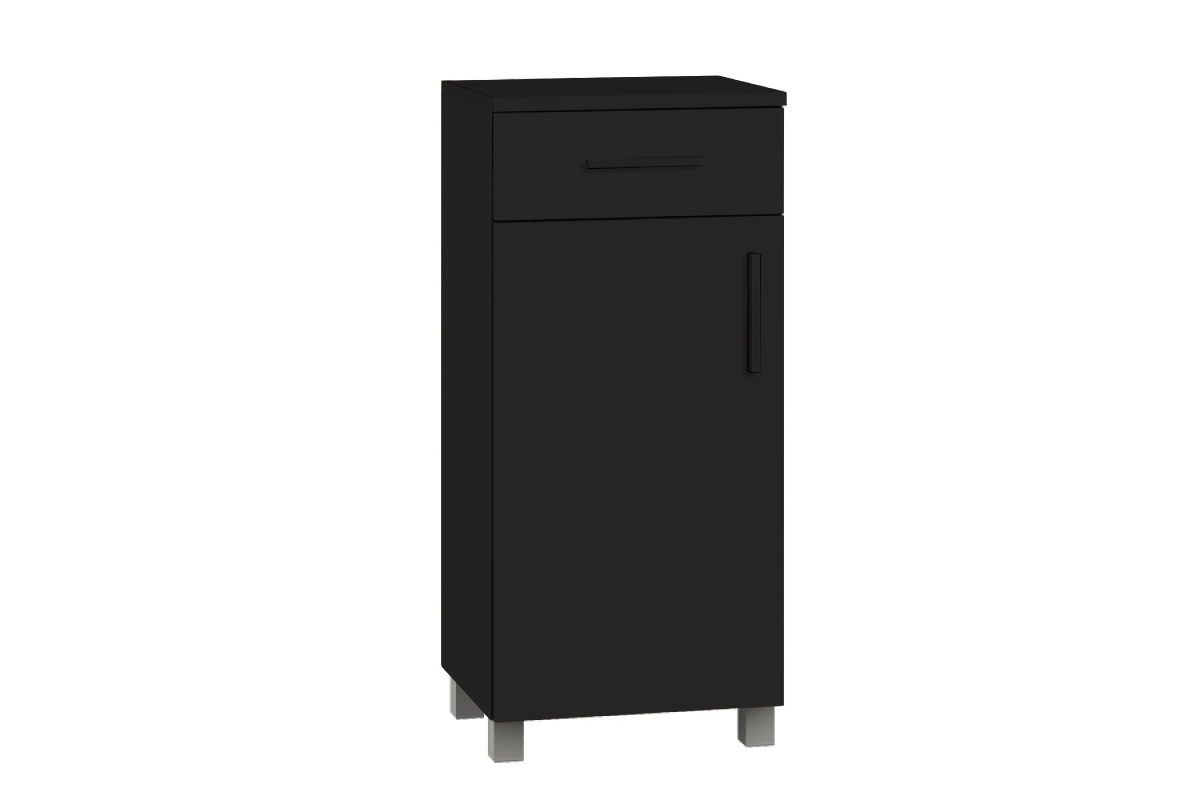 Zostava nábytku do predsiene Keri 2 Čierna Skrinka 