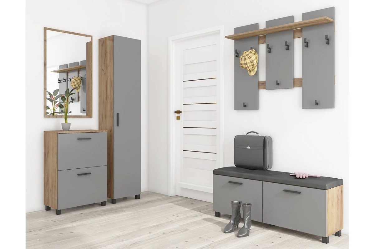 Předsíňová sestava Keri 3 Komplet z wieszakiem 