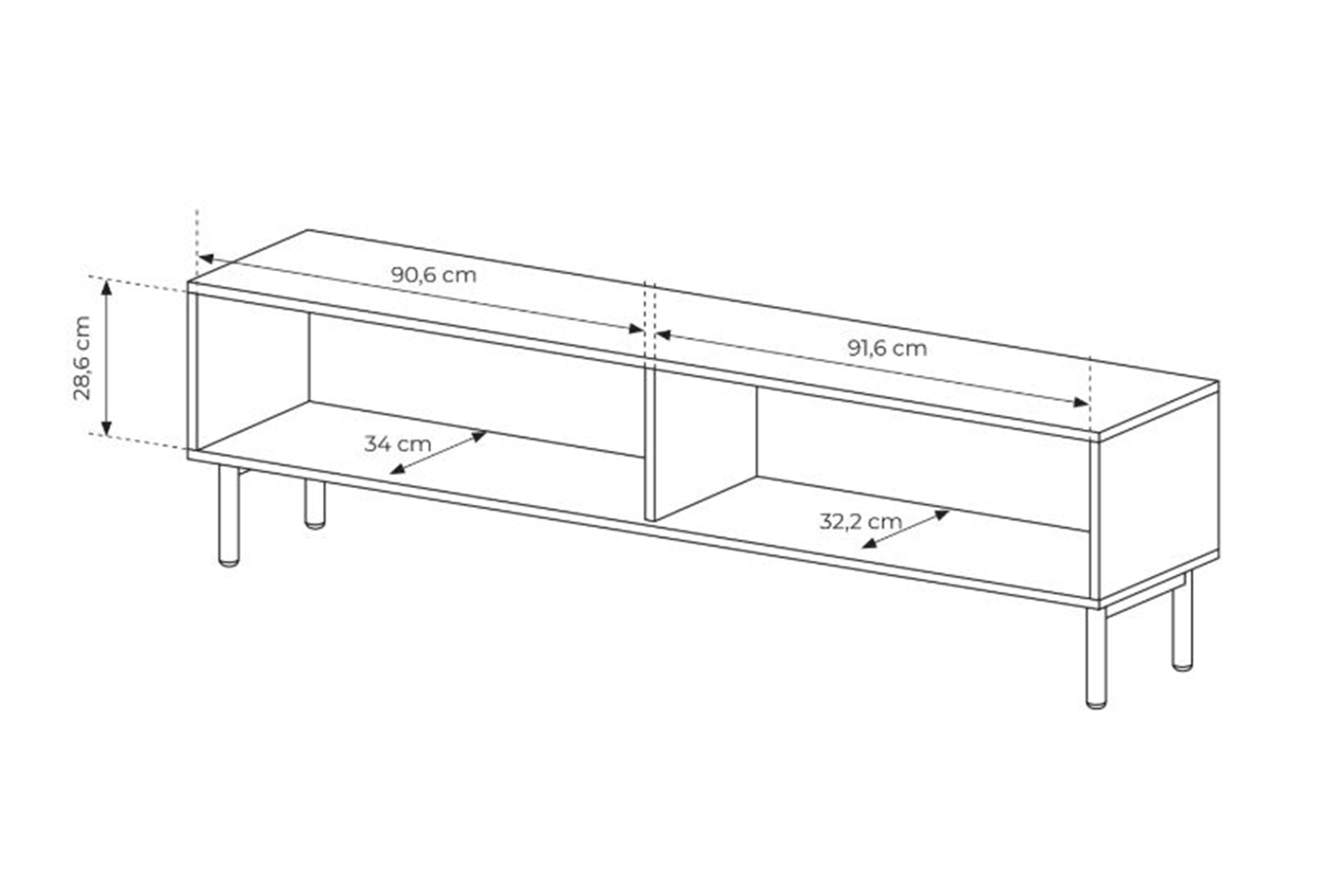 Obývací sestava Rivio - dub cremona Komplet nábytku pro obývacího pokoje Rivio - dub cremona