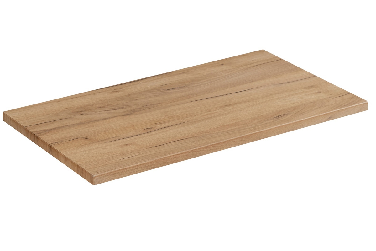 Koupelnová sestava Capri 60 cm - bílý lesk / dub žlutý Deska Capri 890 Dub zlatý