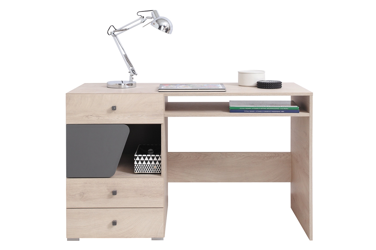 Studentský pokoj Ciljo I - dub / antracit Psací stůl mládežnický