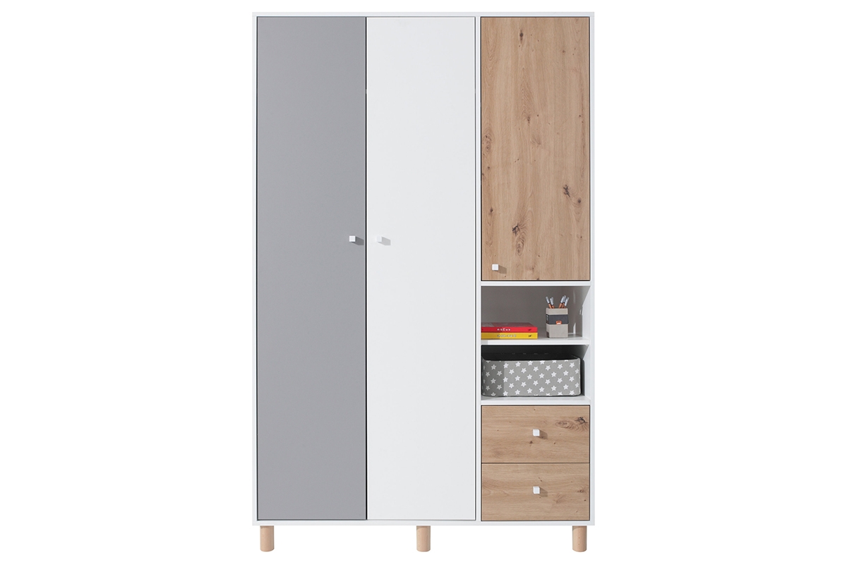 Zostava nábytku pre mladých Faro - Systém A - Meblar Priestorná skriňa 