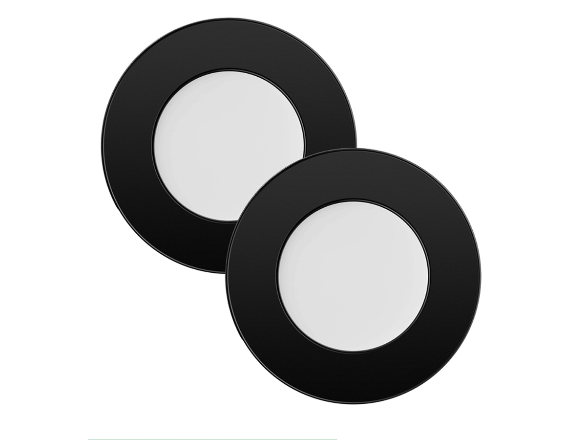 LED osvětlení OL14 BIKOLOR - černé - 2 body Komplet osvětlení s nastavením intenzity světla