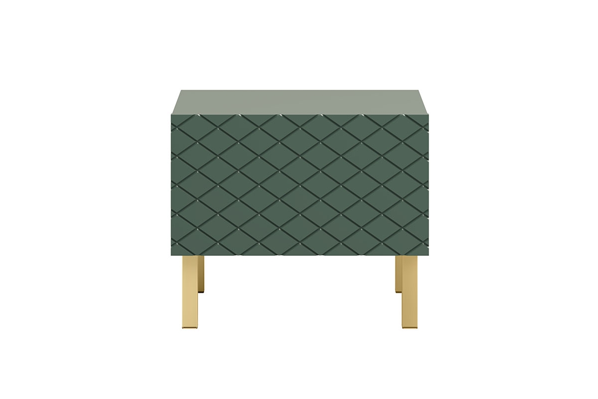 Sada 2 ks nočných stolíkov Scalia II 50 1SZ - labrador mat / zlaté nožičky - Limitovaná ponuka Sada nočných stolíkov Scalia II 50 1SZ 2 ks. - labrador mat / zlaté nožičky