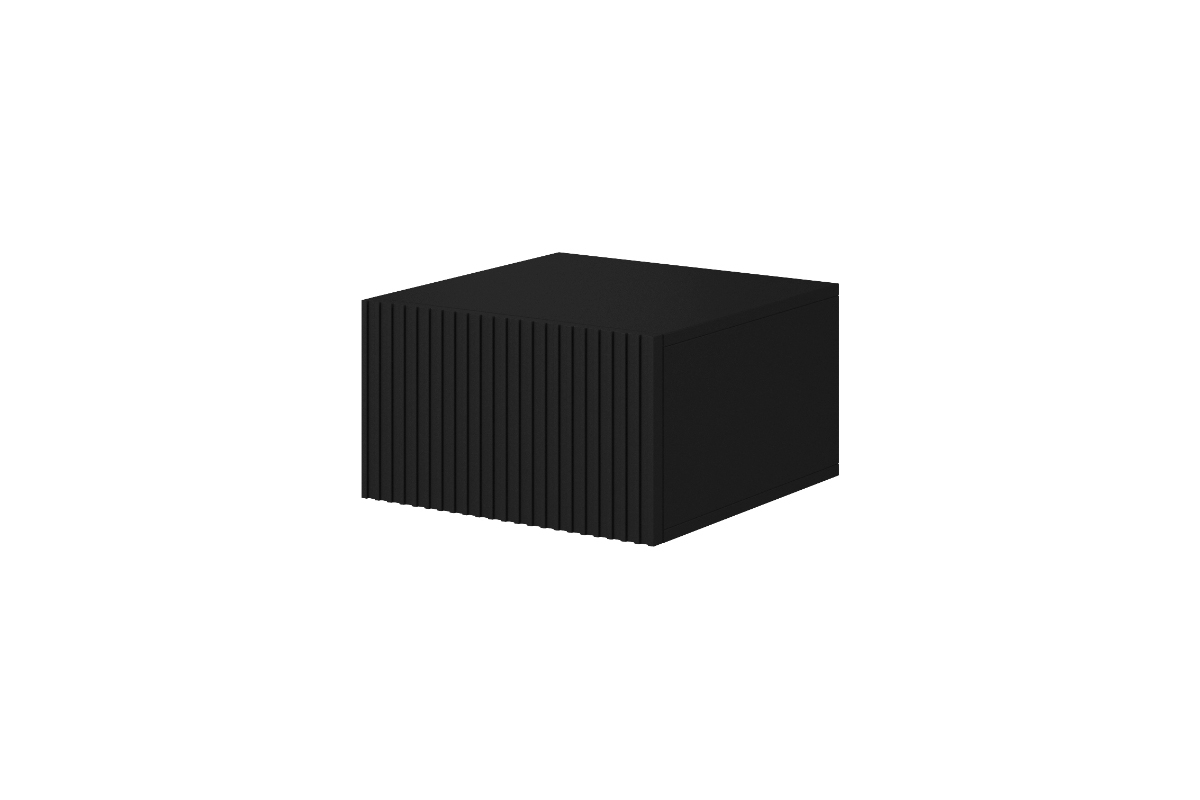 Sada závěsných nočních stolků Nicole 46 cm - černá Noční stolek závěsný do ložnice