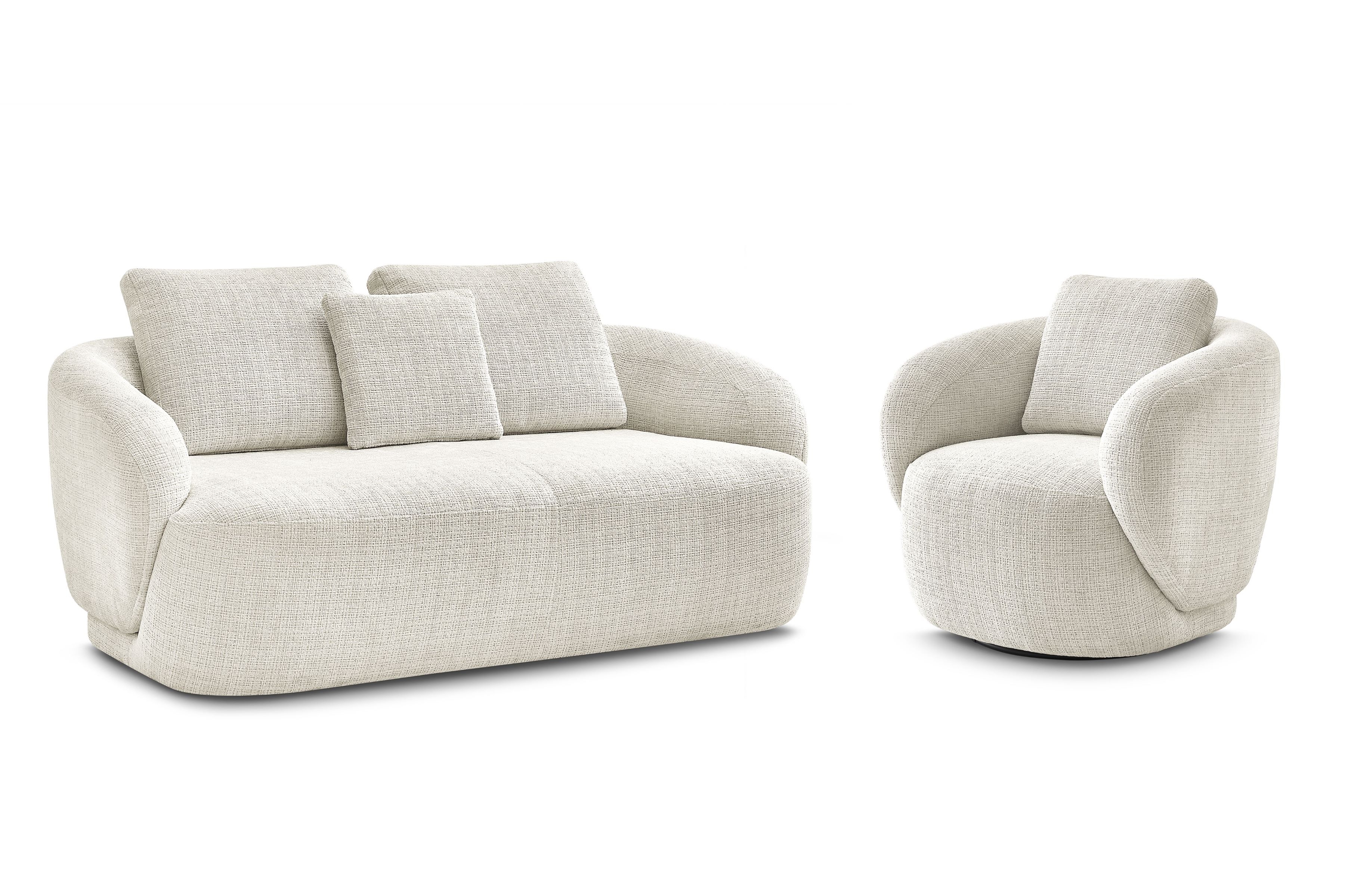 Čalouněný set Finezal - pohovka 2místná + křeslo Komplet čalouněná Pohovka Finezal 2-os + Křeslo