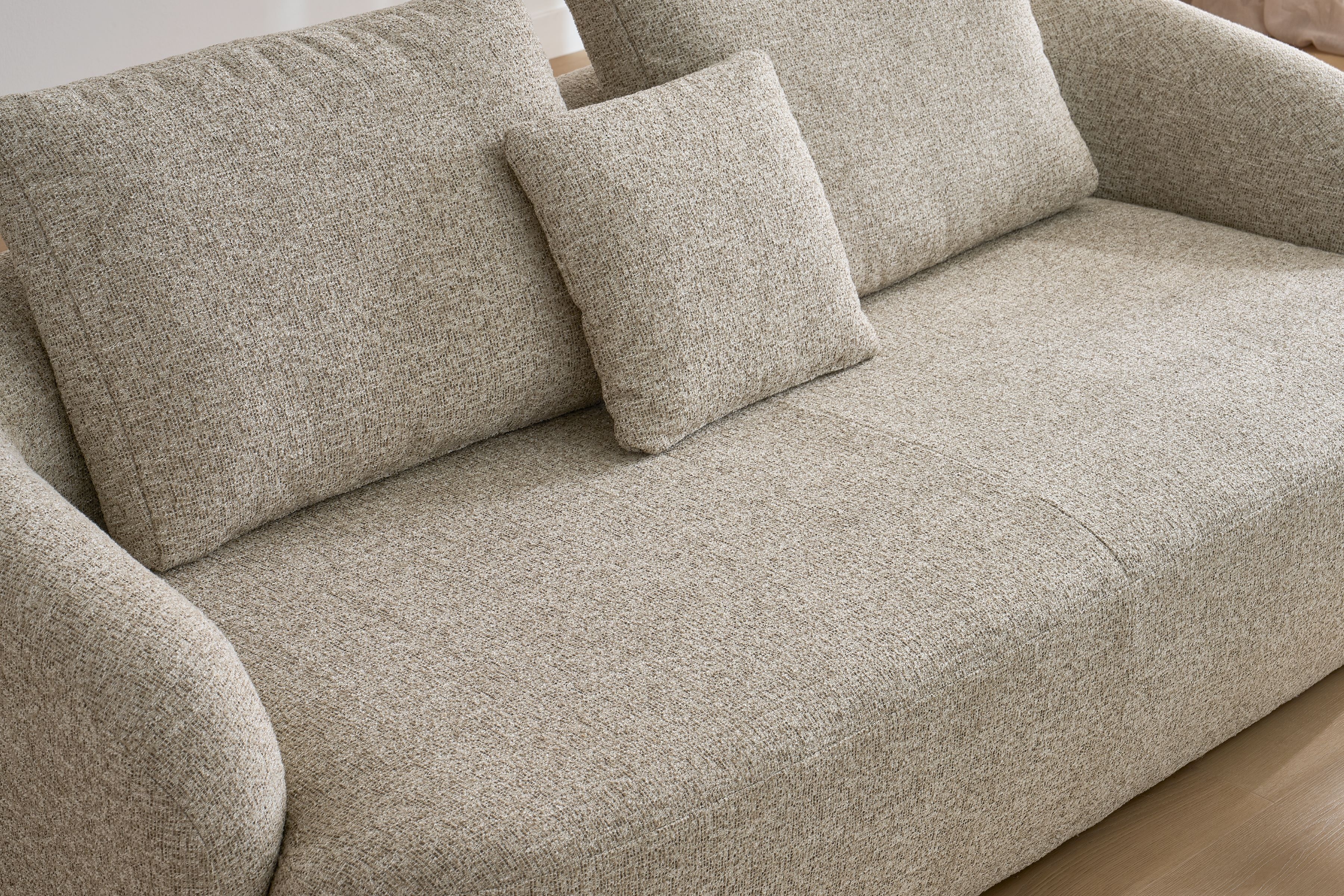 Čalouněný set Finezal - pohovka 3místná + otočné křeslo Komplet čalouněná Pohovka Finezal 3-os + Křeslo obrotowy