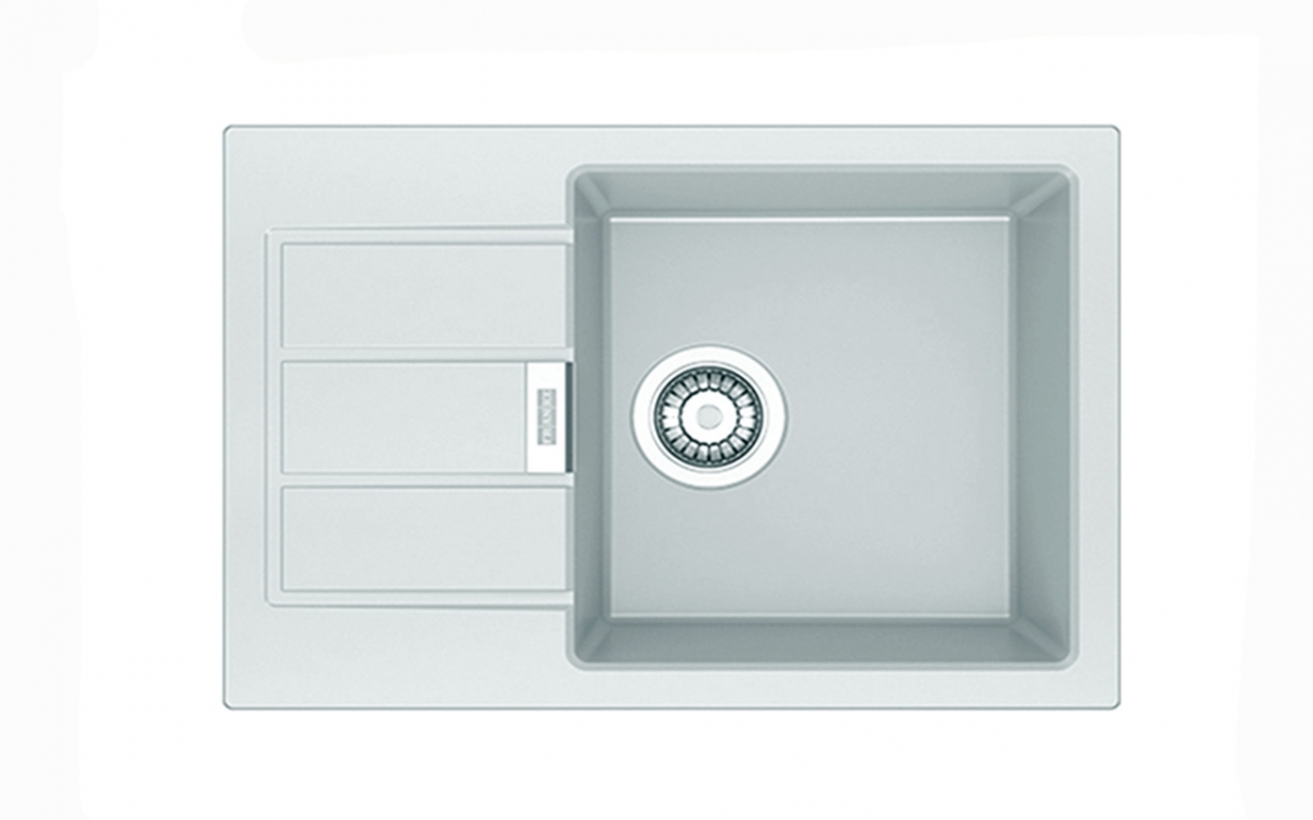 Dřez 1-dřezový KAM T4 Franke – bílý Zlewozmywak jednokomorowy KAM T4 Tectonite - bílá
