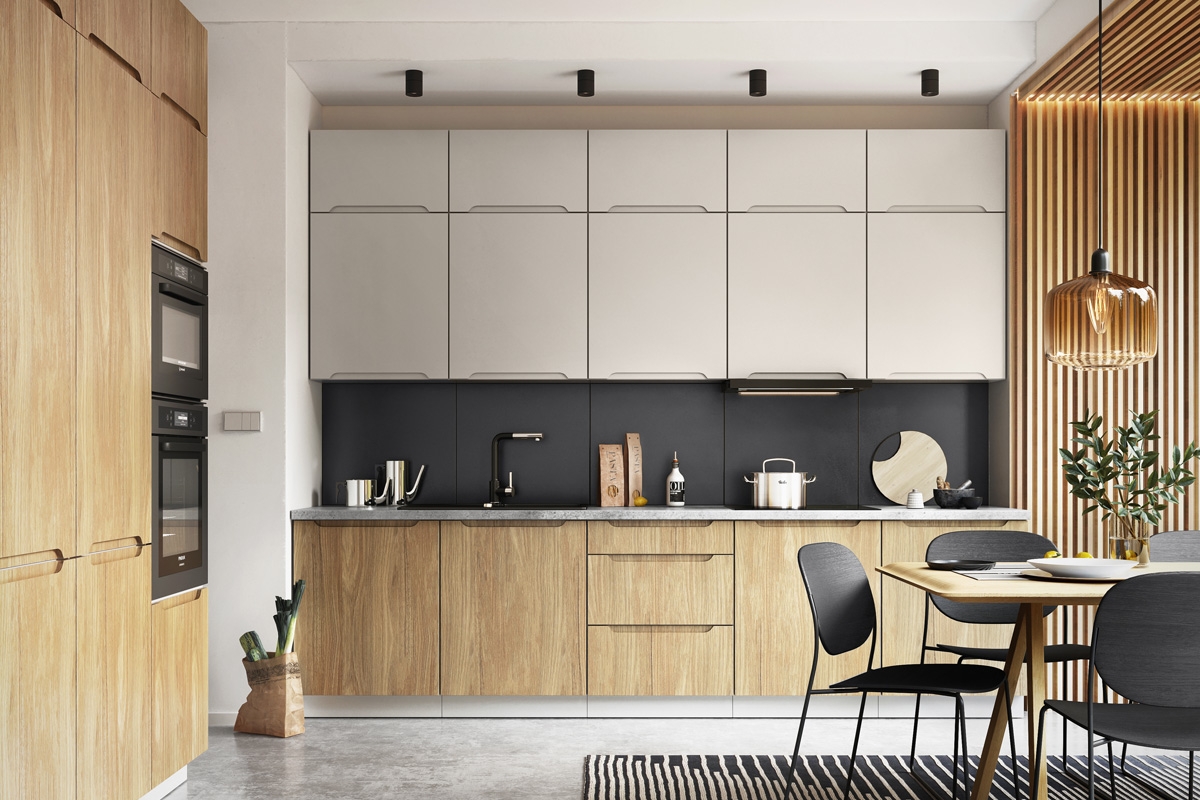 Boční panel Zoya 1080x304 mm pro závěsnou skříňku s nástavcem kuchyňský nábytek