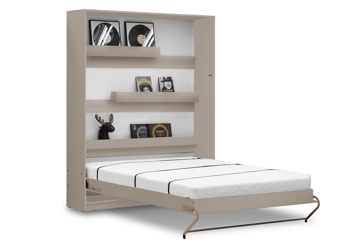 New Elegance függőleges összecsukható ágy 140x200 - congo sklápěcí postel béžová