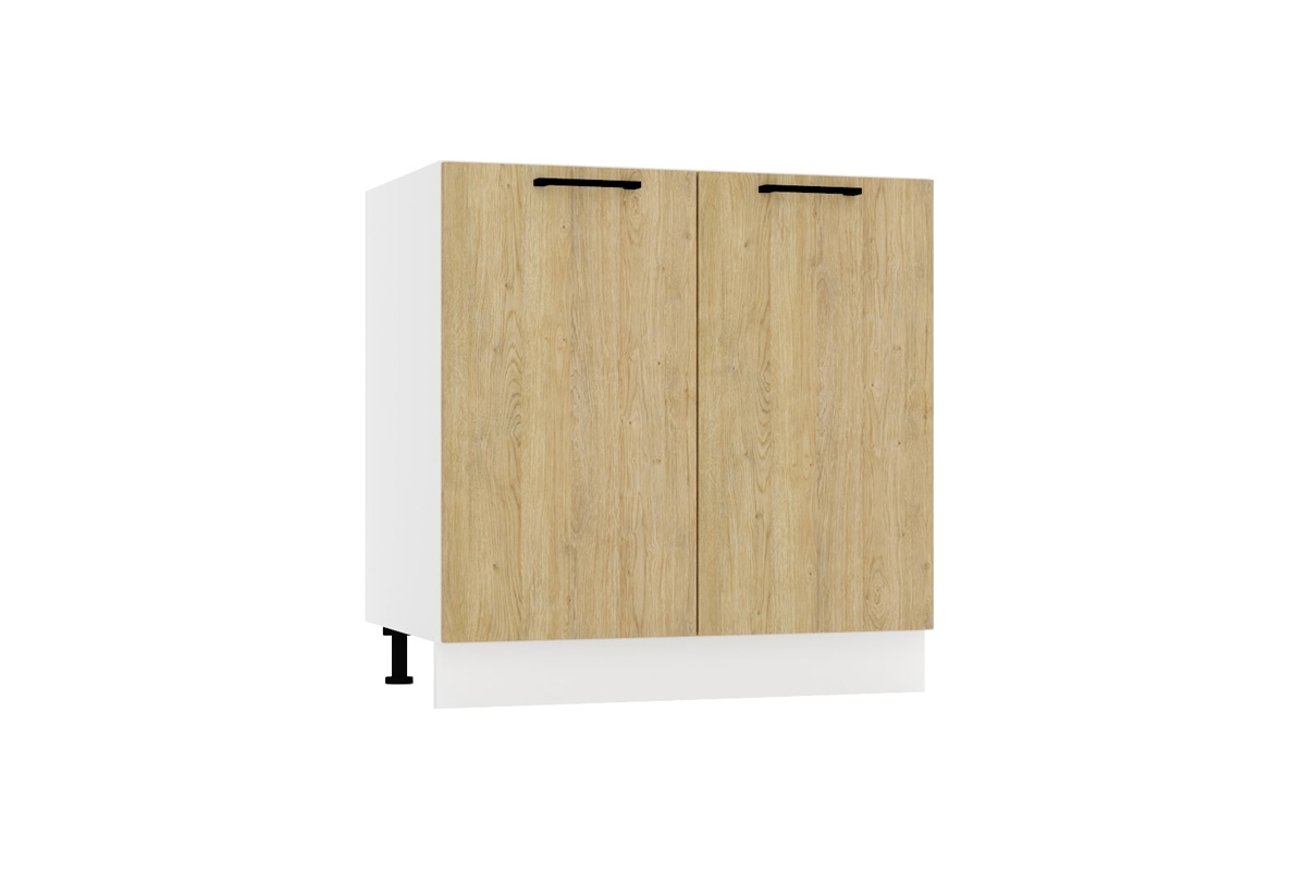 Kuchyně Denis - Komplet 2,4m - Komplet kuchyňského nábytku s prosklenou skříňkou  Skříňka denis pod zlewozmywak 