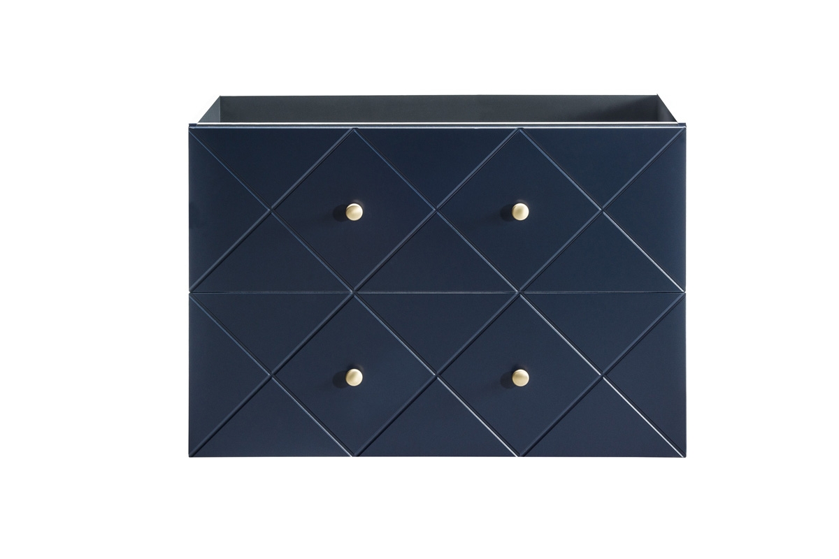 Skříňka závěsná pod umyvadlo Elegance Blue 90 cm - Wave Blue    elegantní Skříňka comad 