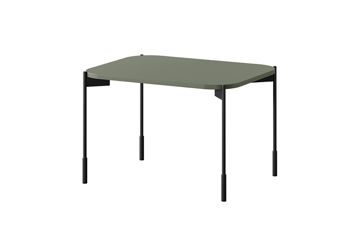 Sonatia 60 téglalap alakú dohányzóasztal - olívazöld stolik kawowy prostokątny