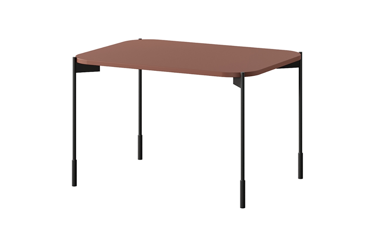 Kávový stolek Sonatia 70x50 - burgund stolik kawowy prostokątny