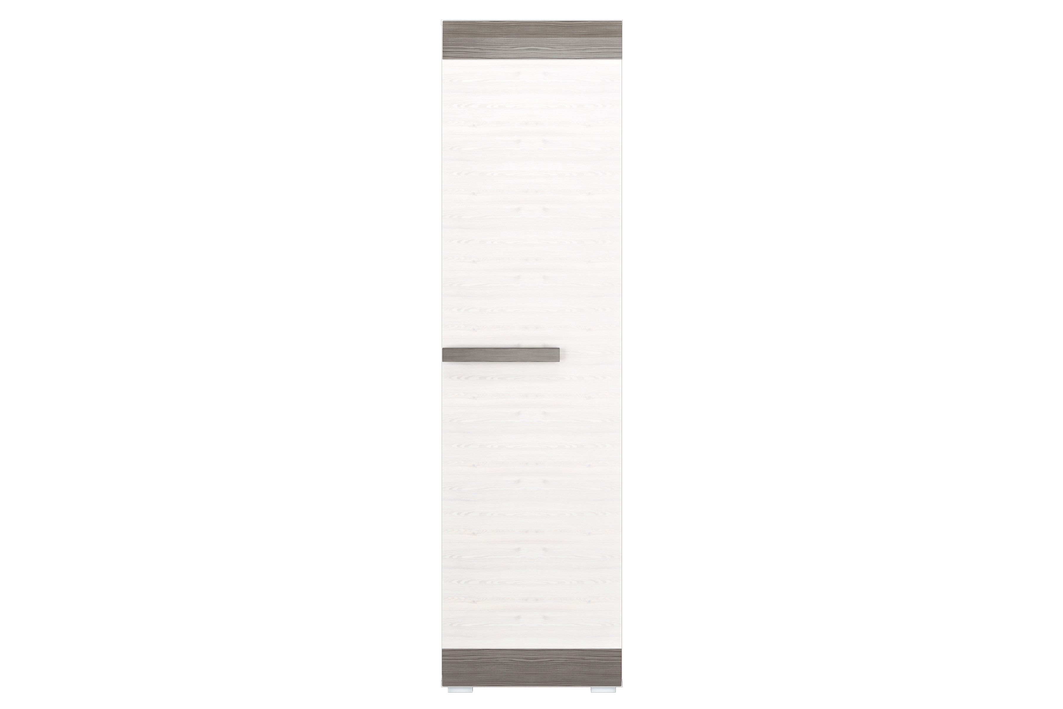 Blanco 03 egyajtós könyvespolc - 55 cm - hófenyő / new grey Regal egy ajto Blanco 03 - 55 cm - fenyőfa sniezna / new grey