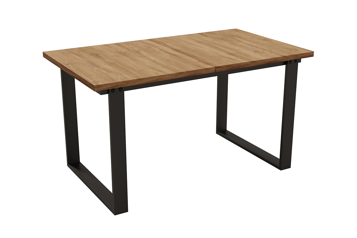 Rozkladací stôl do jedálne 140-200 - Dub Wotan  stôl z metalowa rama