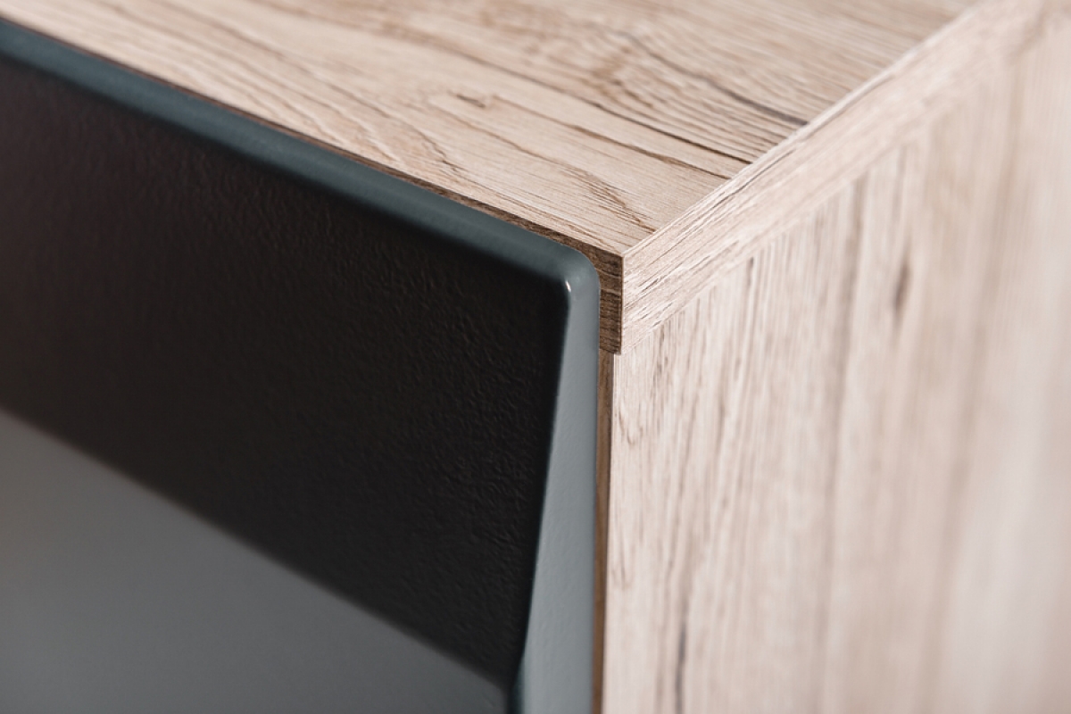 Konferenční stolek Clif San remo/Grafitově matné  obývací stěna ideální do každého dostoru