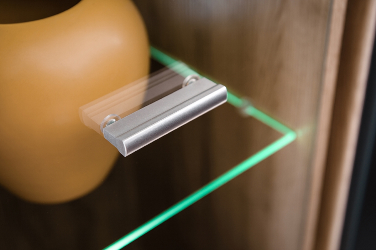 Konferenční stolek Clif San remo/Grafitově matné  výjimečné LED osvětlení