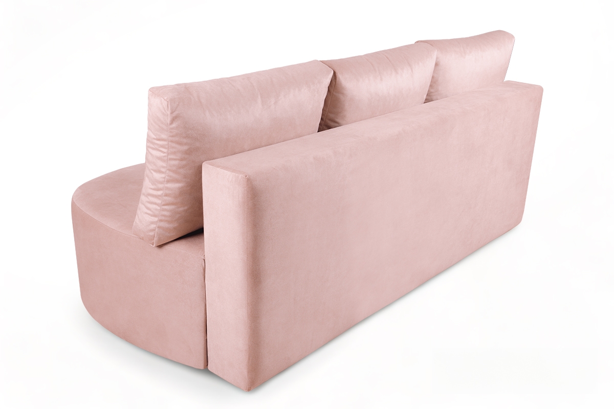 Belin kinyitható kanapé - rózsaszín Cloud 60 / Hullámrugóval Kanapé alvó funkcióval Belin - rózsaszín Cloud 60 - tyl kanapék