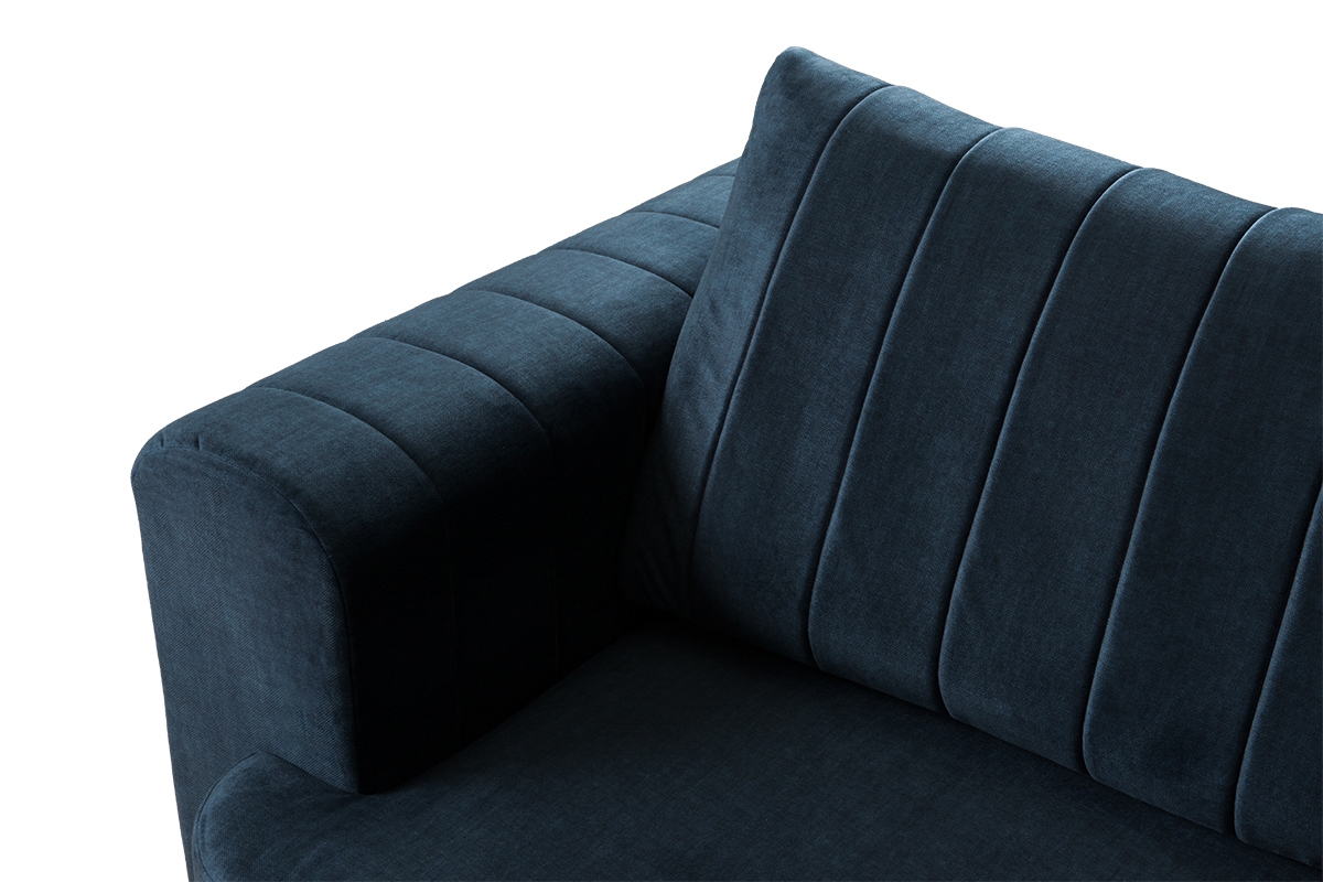 Rozkládací pohovka Luzano - Vogue 13 tmavě modrá Gauč s funkcí spaní Luzano - Granátová
