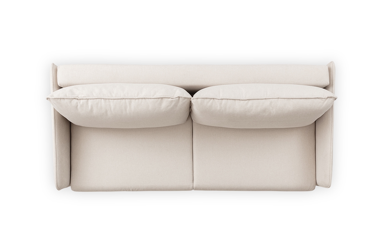 Canapea cu funcție de dormit Taila - Velutto 11, Picioare negre Canapea de dormit Taila - previzualizare imagine 