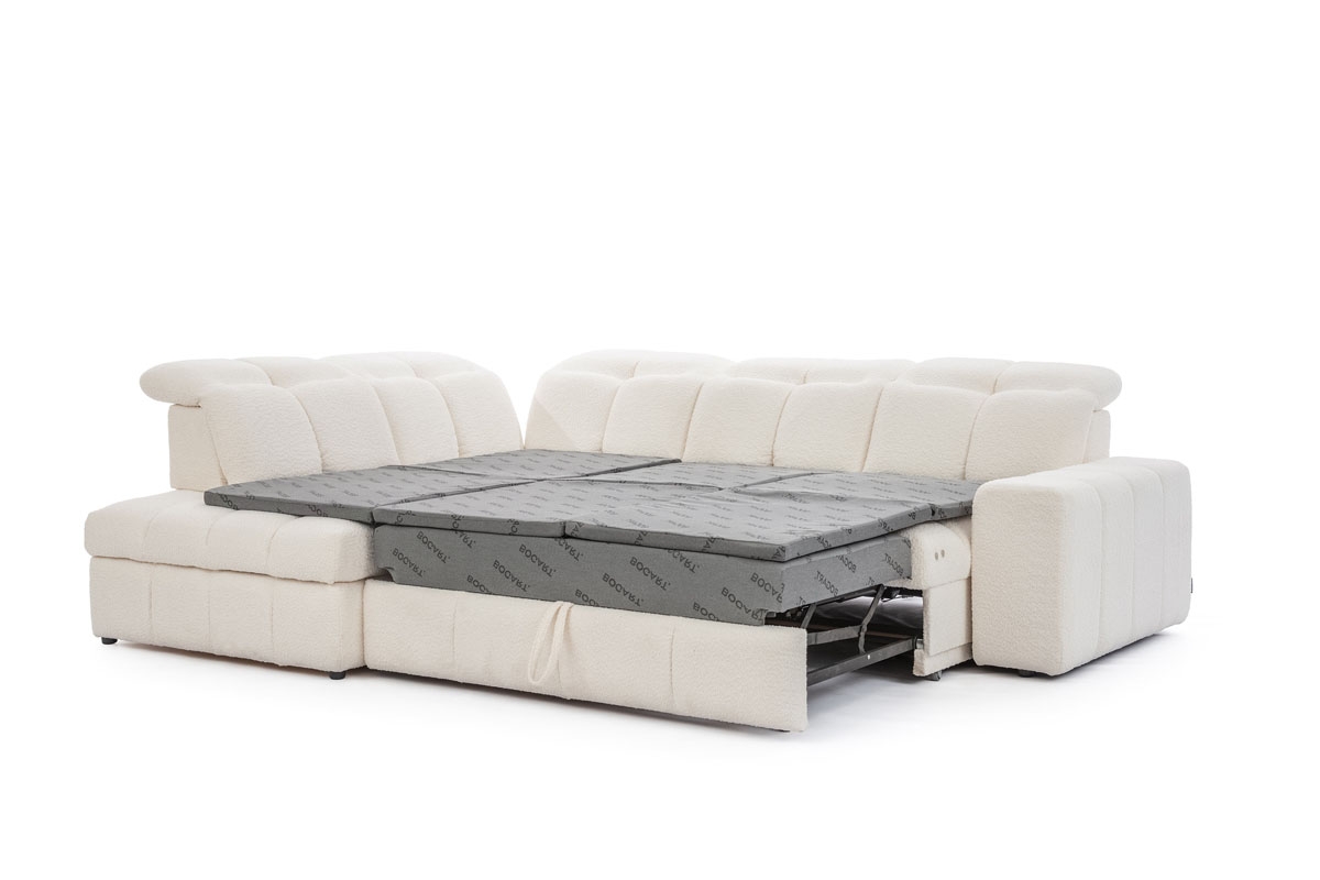 Canapea de colț Magnelio L cu scaun extensibil electric - Vogue 9 Canapea de colț Magnelio L Funcția de dormit