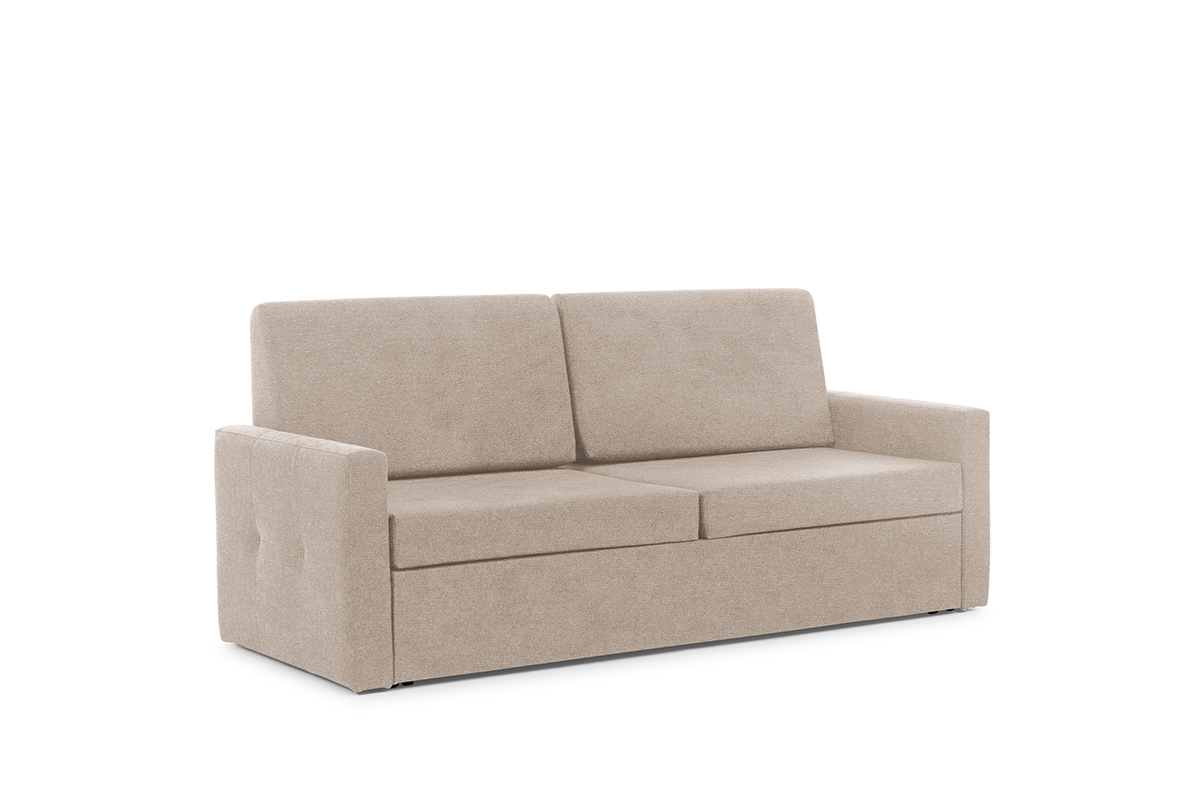 New Elegance kanapé kinyitható szekrényágyhoz 140 cm - Crown 2 bézs beżowa sofa Elegantia, z poduszkami na oparciu 
