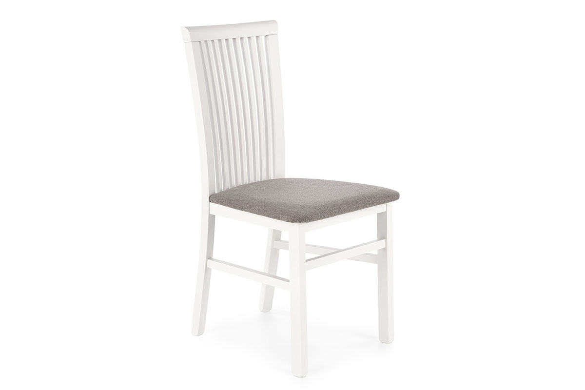dřevěna židle Remin s čalouněným sedákem - Inari 91 / Bílý biale Židle drewniane