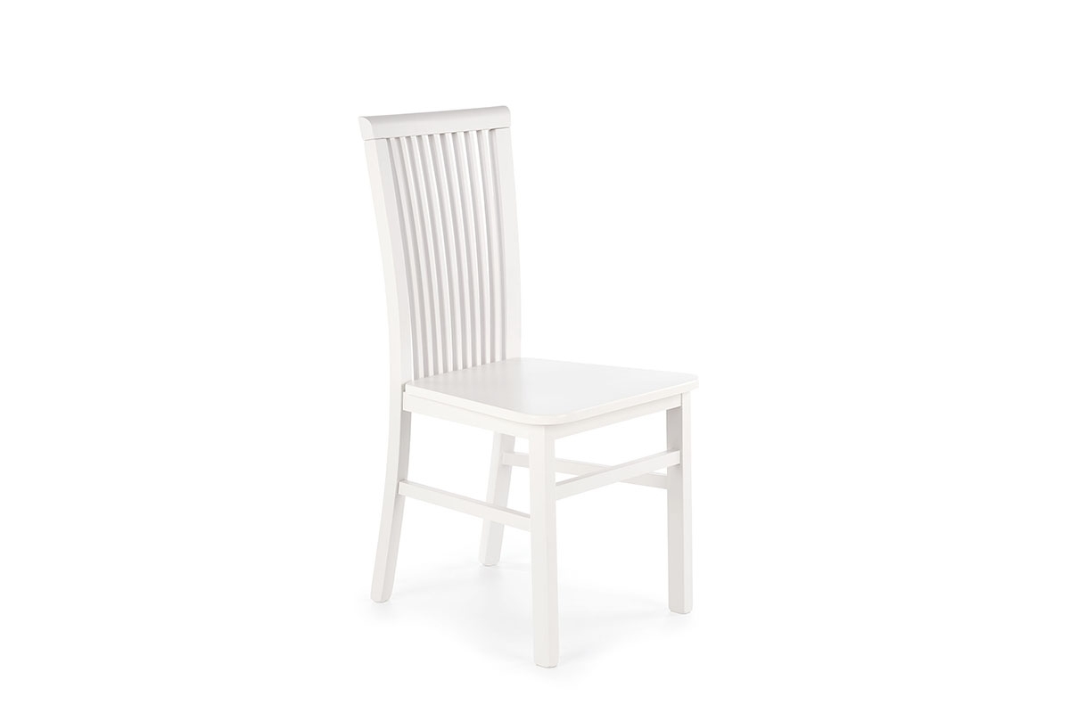 Stolička drevená Remin z twardym siedziskiem - Biely biale Stolička