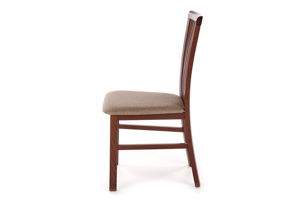 dřevěna židle Remin s čalouněným sedákem - Inari 23 / Tmavý Ořech židle s čalouněným sedákem