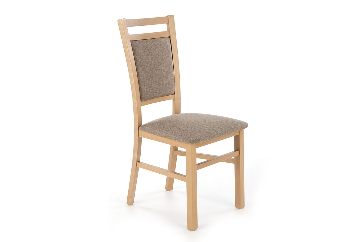 dřevěna židle Estan s čalouněným sedákem - Inari 26 / Dub sonoma drewniane židle pro jídelny