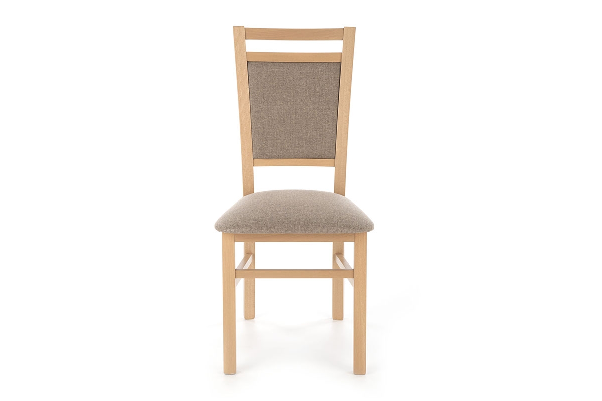 dřevěna židle Estan s čalouněným sedákem - Inari 26 / Dub sonoma klasický drewniane židle