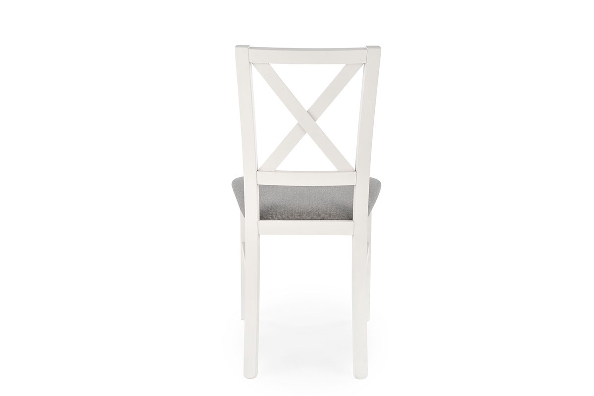 dřevěna židle Tucara s čalouněným sedákem - Inari 91 / Bílý drewniane biale židle