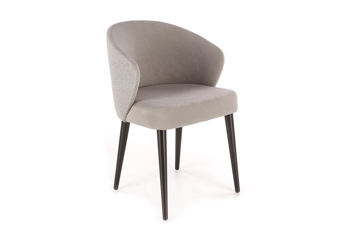 židle čalouněné Alagon na drewnianych nogach - Dream 26 / Megan 353 / Černý šedý židle pro obývacího pokoje