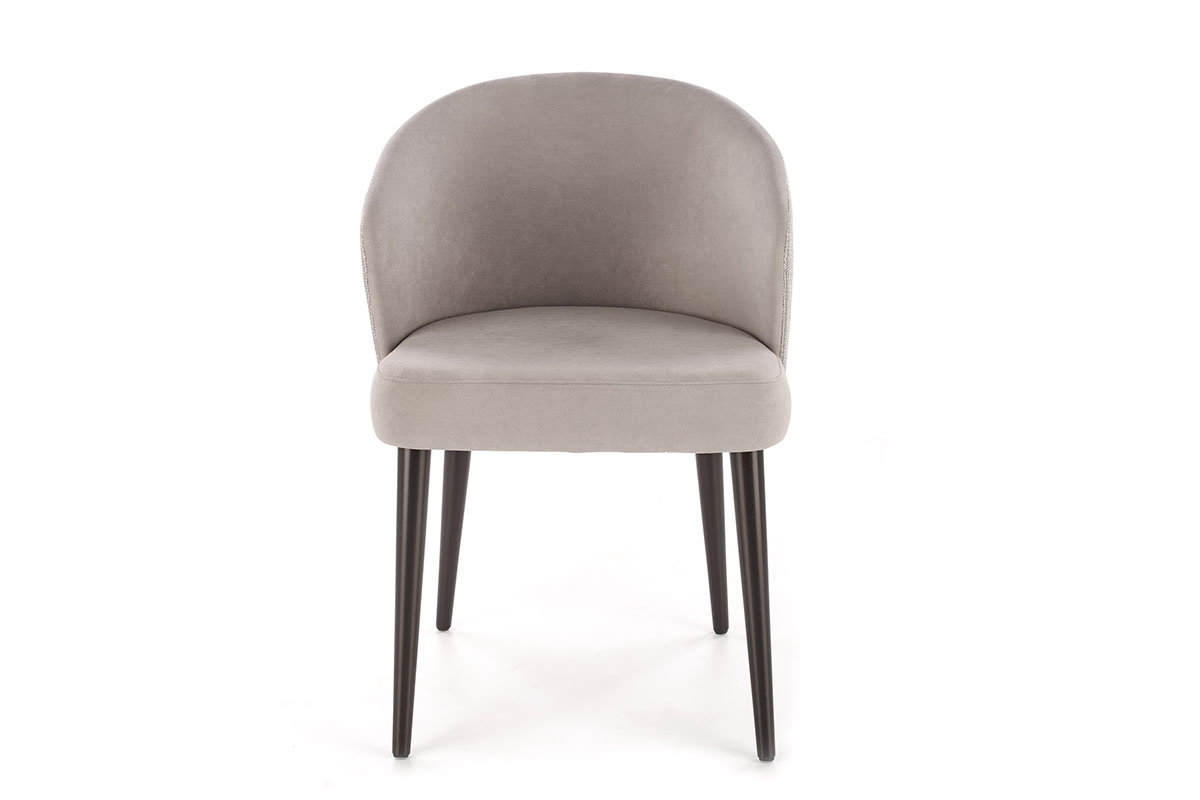židle čalouněné Alagon na drewnianych nogach - Dream 26 / Megan 353 / Černý šedý židle na drewnianych nogach