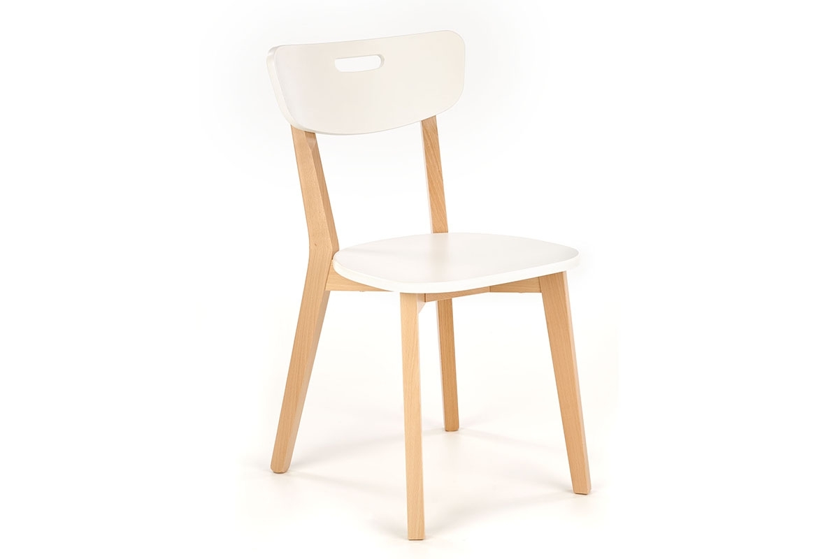 dřevěna židle Intia - biale / buk lakovaný dřevěna židle