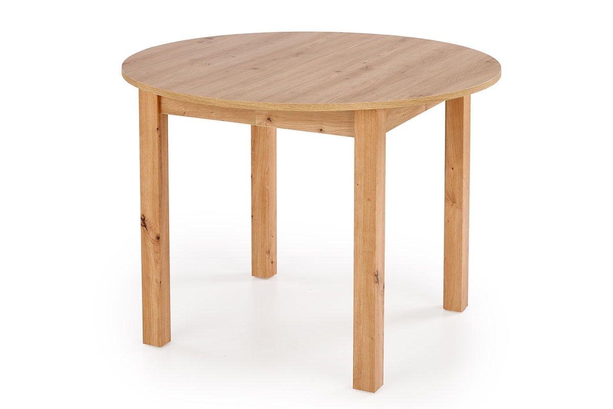 Stůl rozkládaný kulatý 102 Neryt - Dub artisan okrągły stół