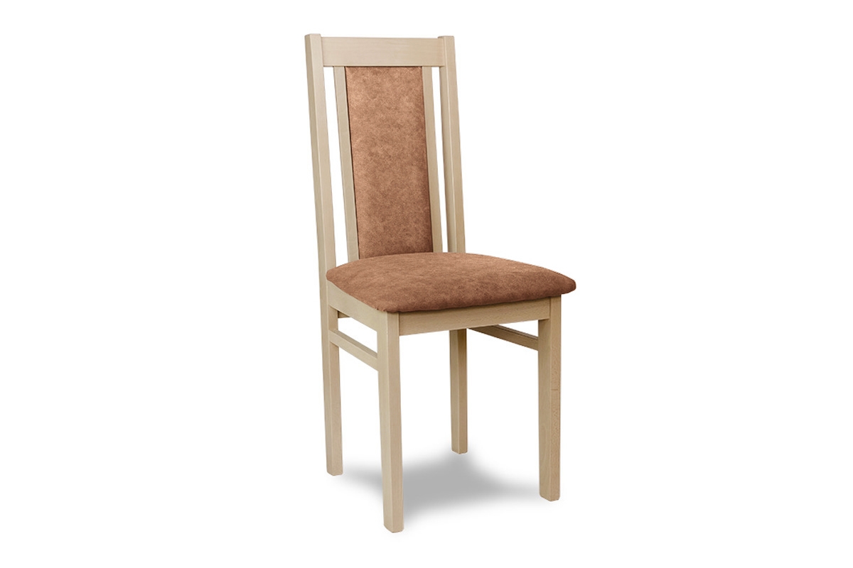 dřevěna židle čalouněné Milano - Oranžový Zetta 295 / buk Židle drewniane z ruda tapicerka