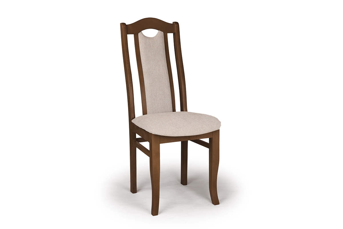 dřevěna židle čalouněné Livorno 2 - Béžová Gemma 04 / Ořech orzechowe židle pro jídelny