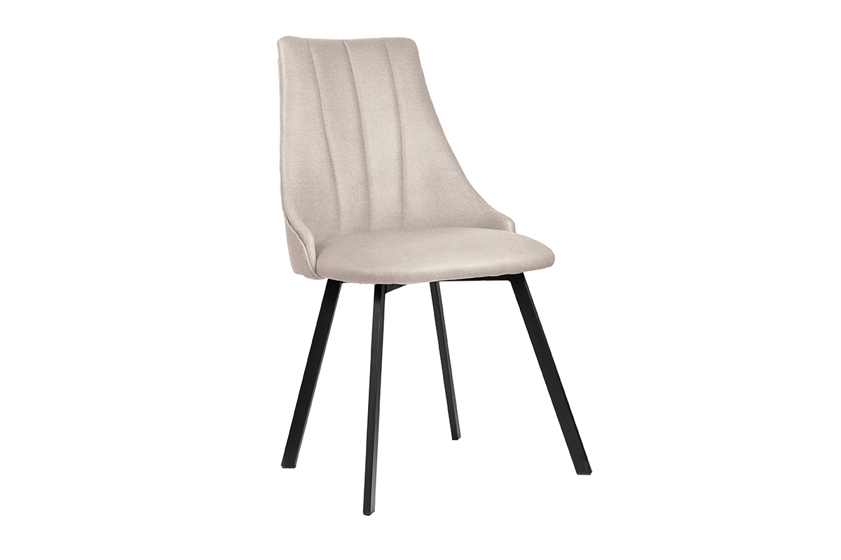 židle čalouněné na kovové podstavě Empoli 2 kov - Béžová Element 17 / černé Nohy bezowe židle