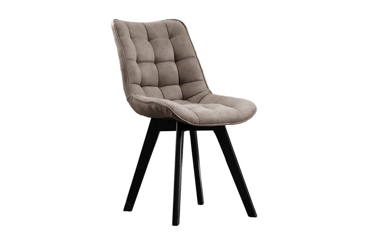židle čalouněné Prato na drewnianych nogach - Béžová Vena 14 / černé Nohy bezowe židle pro jídelny