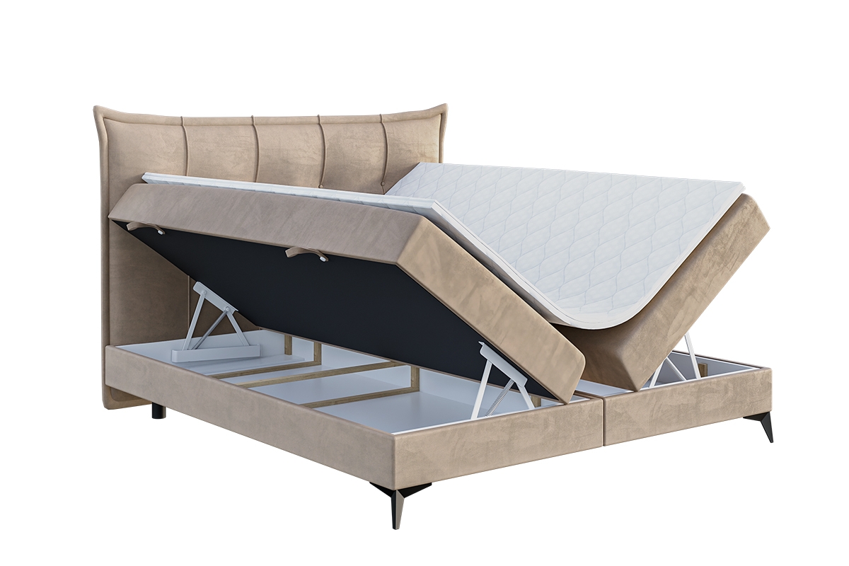 Boxspring posteľ s úložným priestorom Dafaro 140x200  Boxspring posteľ s úložným priestorom Dafaro 140x200 