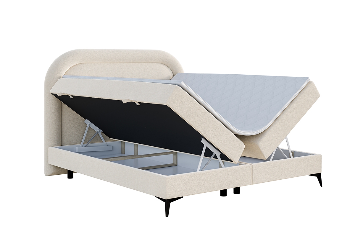 Boxspring posteľ s úložným priestorom Nelos 140x200 Boxspring posteľ s úložným priestorom Nelos 140x200 