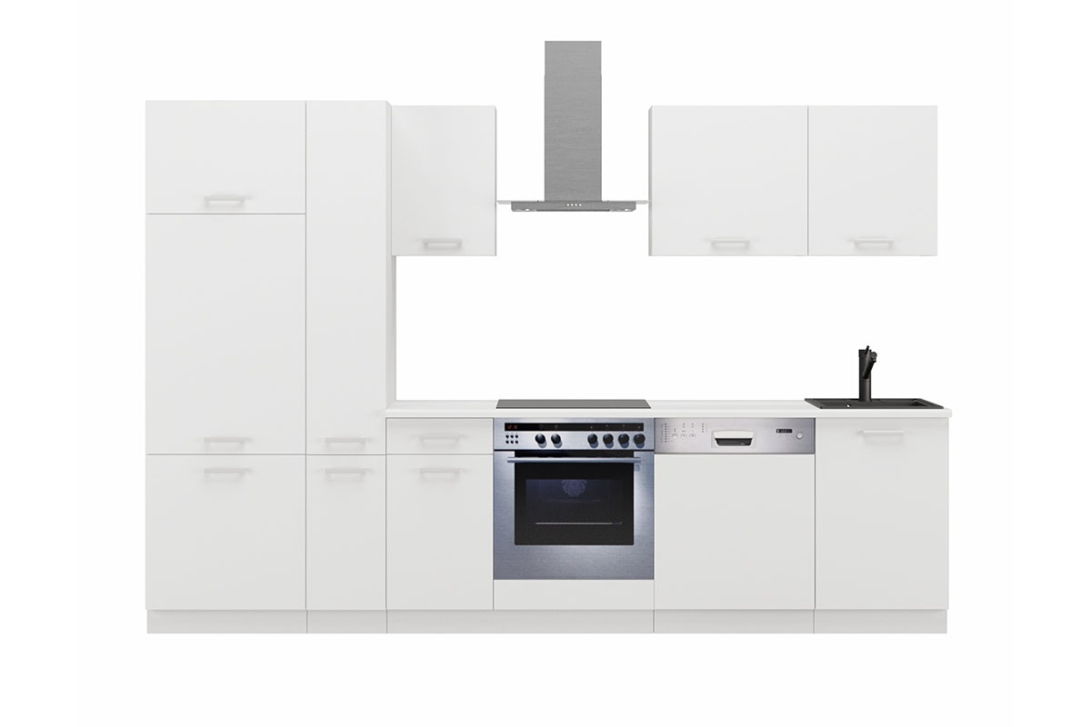 Komplet nábytku kuchennych Otin 3 m - Bílý/Bílý Komplet nábytku kuchennych Otin 3 m - Bílý/Bílý