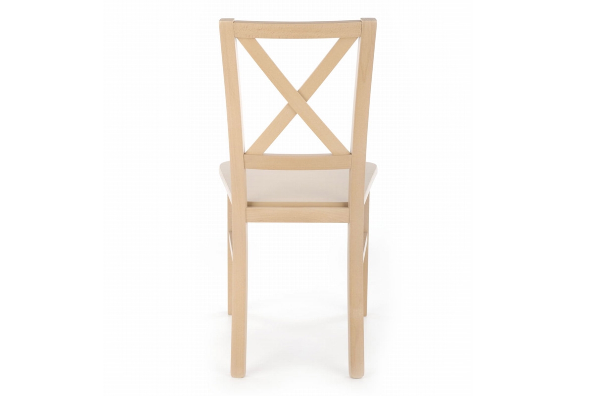 židle drewniane Tucara z twardym sedadlem - Dub sonoma 
