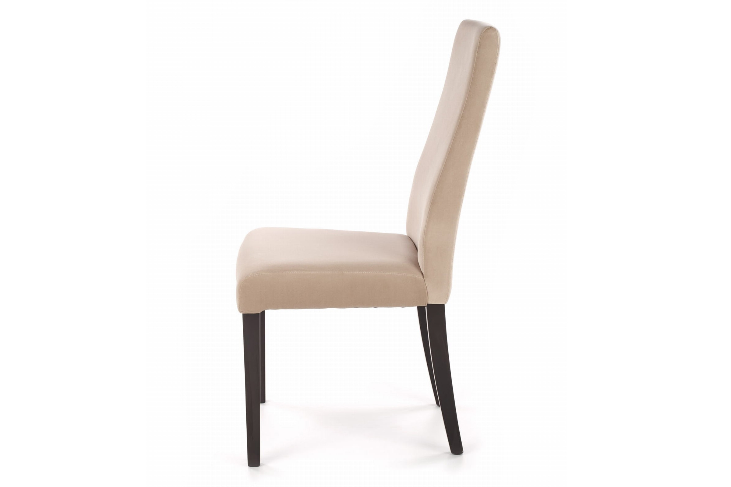 židle čalouněné Umina z drewnianymi nogami - Solo 652 / Béžová / černé Nohy 