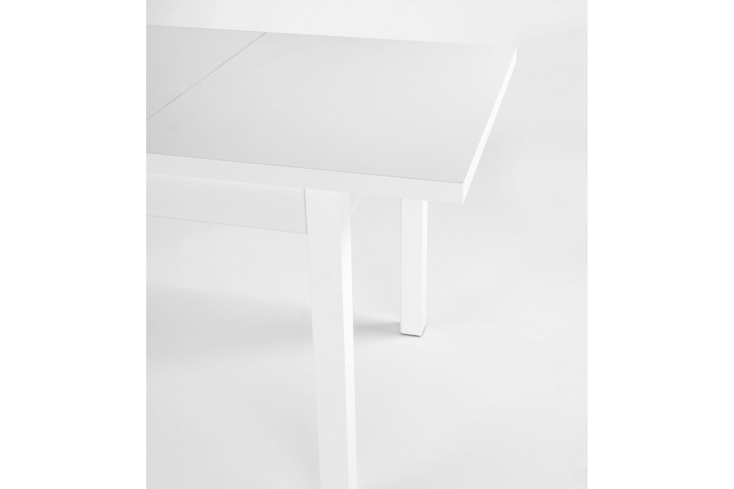 Stôl rozkladany Lunasi 160x75 cm - Biely 