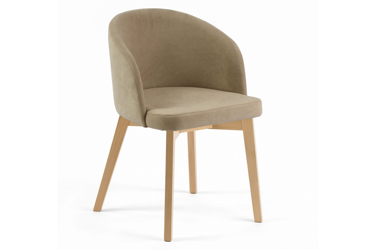 židle čalouněné Nerevio z drewnianymi nogami židle čalouněné Nerevio z drewnianymi nogami